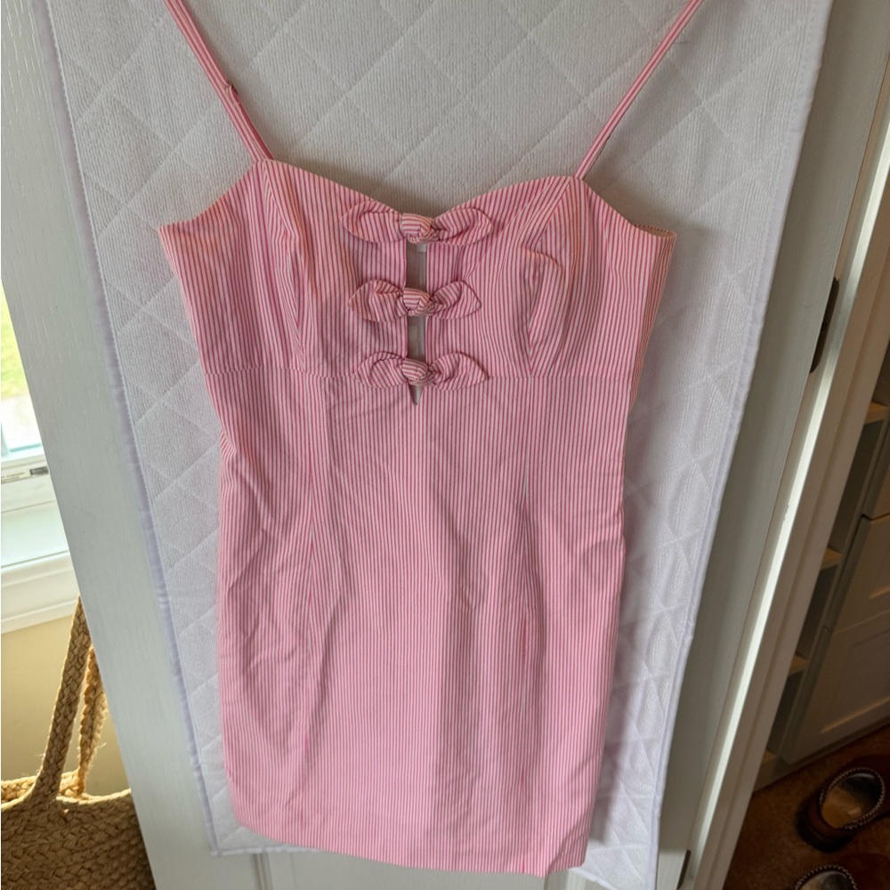 Lilly Pulitzer Pink Striped Mini Dress